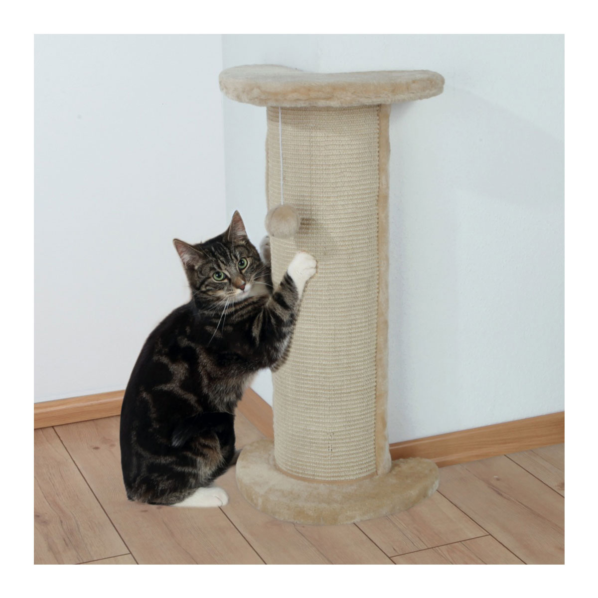 Trixie Kratzsäule Lorca für Ecken beige 37x75x27cm | Gebrauchtware